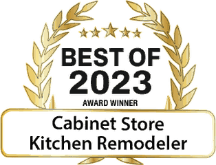 Best of 2023 award winner, Cabinet Store and Kitchen Remodeler